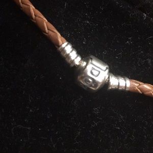 Pandora Jewelry - PANDORA DOUBLE LAYER WOVEN LEATHER BRACELET❤️SALE Pandora Jewelry - PANDORA DOUBLE LAYER WOVEN LEATHER BRACELET❤️SALE